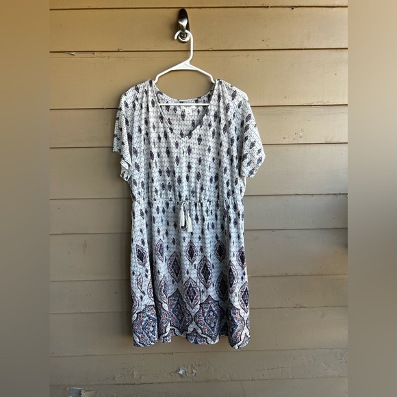 Style & Co. Dresses & Skirts - Style & Co. Boho Midi Dress - Women's Size Large - Modest Tassel